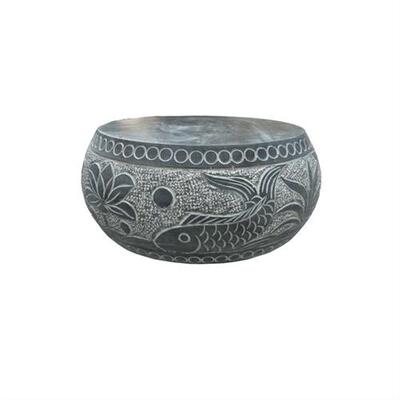 古建柱脚石厂家寺庙石头柱基制作价格大殿雕花石柱础图片