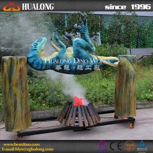 仿真科技机械恐龙年商家硅胶电动恐龙创意迅猛龙模型模具.