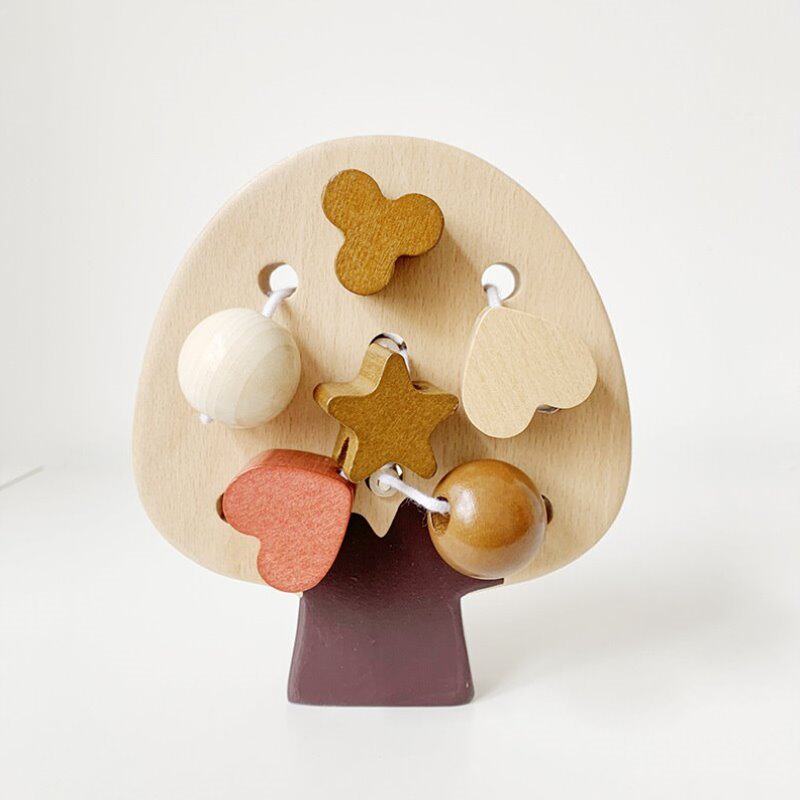 1-串珠2木制岁童绕珠3益智玩具一宝宝个126月婴儿女积木-早教男孩