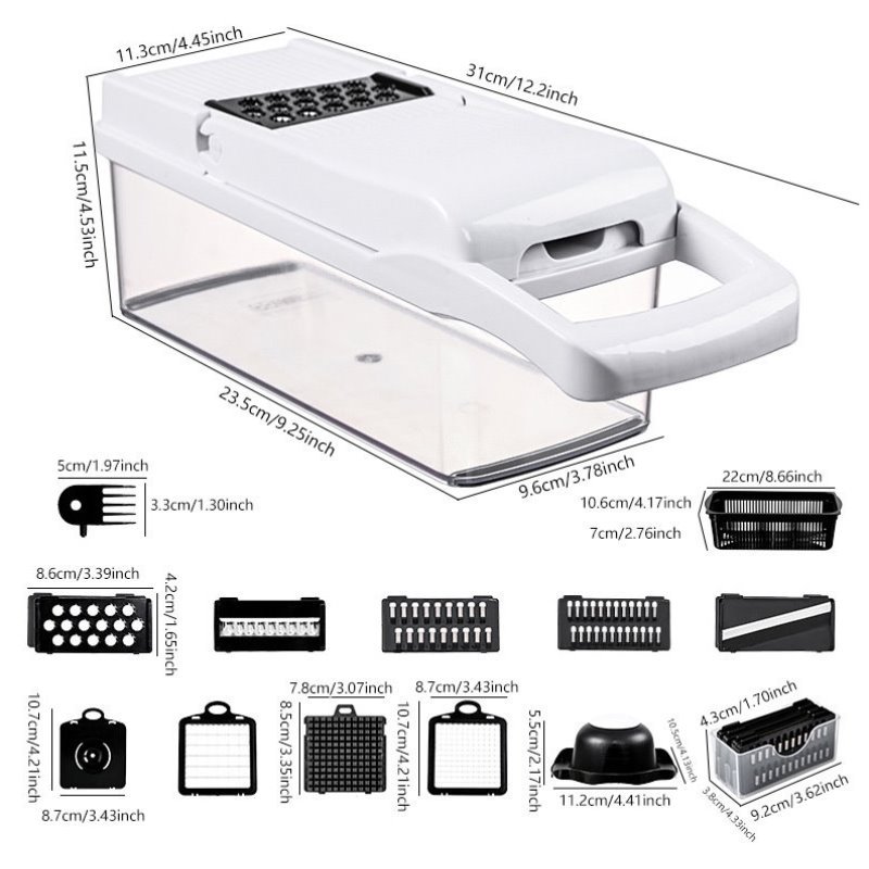 新款切菜厨房丝器多功能切丁切刨丝器神器擦懒人粒护手家用便携式