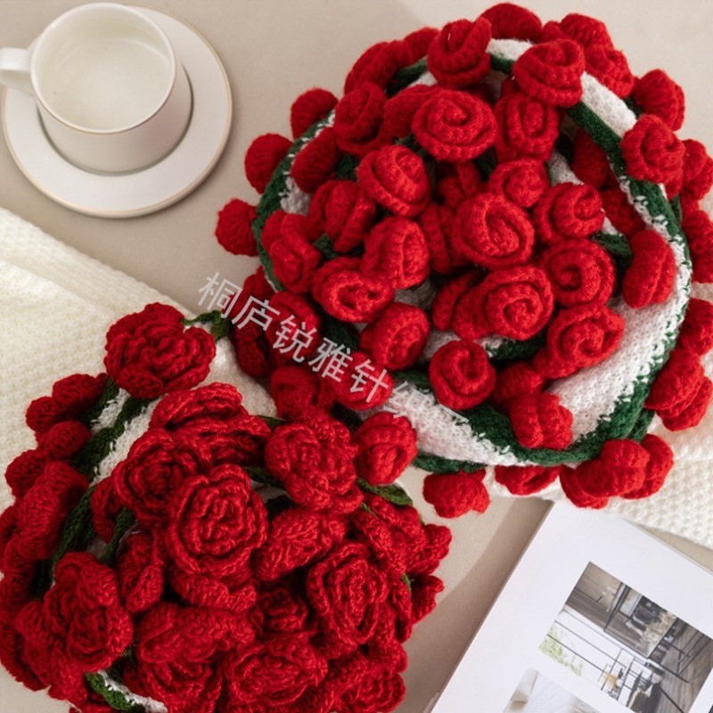 朵成品毯99女友束玫瑰花情人节送玫瑰花毯子毛毯礼物七夕午睡