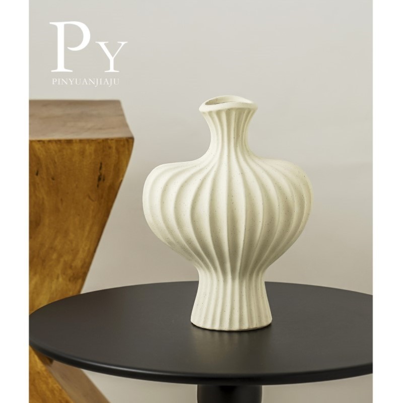 陶瓷插花摆件水果花器造型创意装饰花瓶水培ins花瓶艺术北欧杨桃