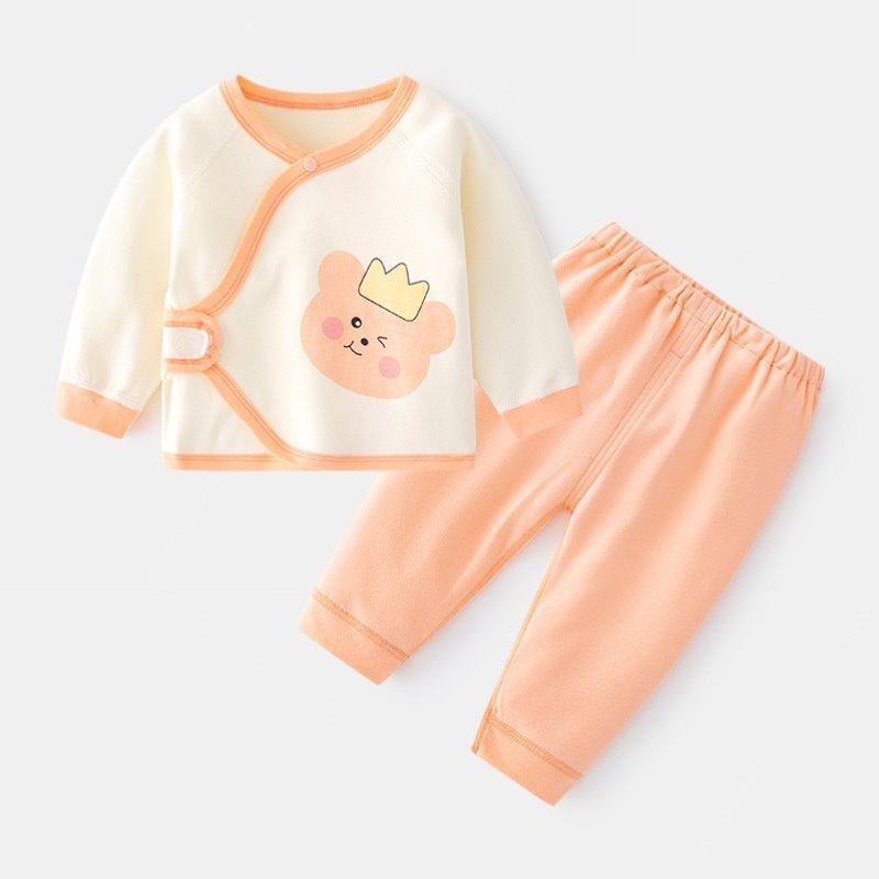 分体儿和尚婴儿刚出生新生3春装套装初生宝宝纯棉夏季衣服0春秋服