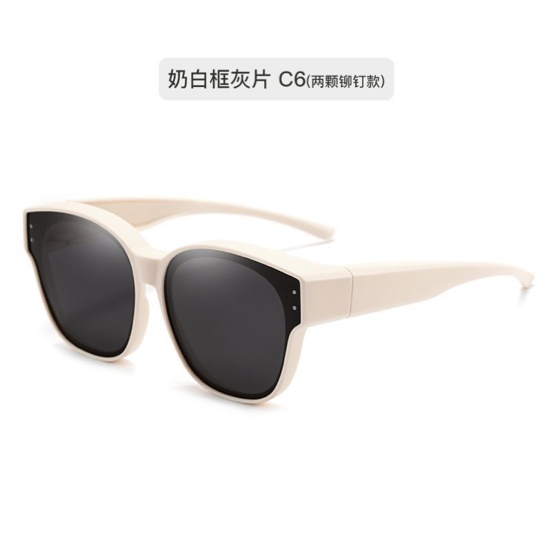 近视镜镜儿童墨镜新款防风防晒2024眼镜套骑行青少年偏光男童可套