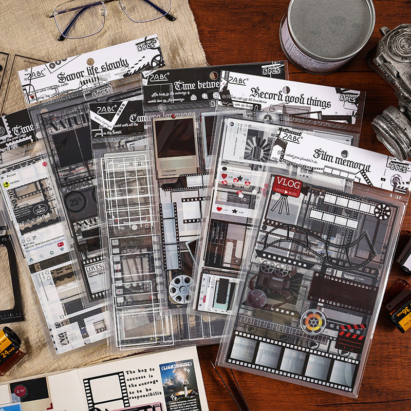 时光标本PET贴纸包复古电影胶片边框手帐diy装饰咕卡素材手账贴画,文具电教/文化用品/商务用品,贴纸/立体贴纸,淘宝优惠券,粉丝福利购,淘宝优惠卷