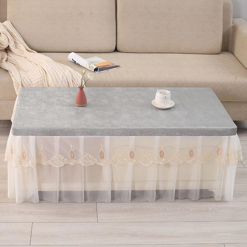 茶几专用桌布新款茶几桌布防水桌布免洗长方形桌布茶几罩套茶几桌