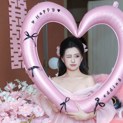 订婚酒店布置新娘摆拍拍照道具