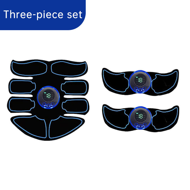 懒人腹肌贴健身器材EMS减肥健身贴加热便携式小型家用出差