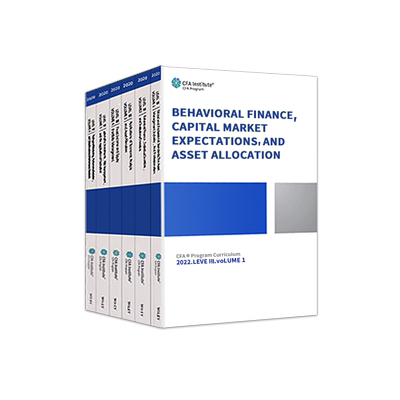 2026版协会官方正版CFA三级英文教材cfa三级原版书官方教材特许金融分析师考试用书level3送CFA三级Notes中文视频题库机考课后习题