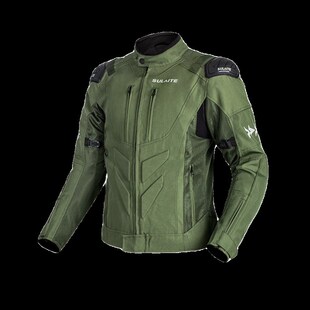 速莱特四季摩托车骑行服套装透气网眼赛车服防摔机车外套骑行裤
