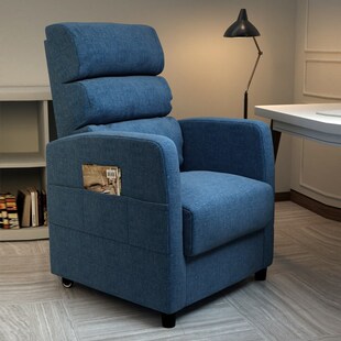 懒人高背电脑网咖网吧久座电竞沙发布艺小户型新款单人网红租房椅