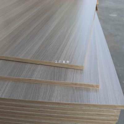 灰色莫克布纹免漆生态防水衣柜橱柜饰面板E0多层实木18厘护墙