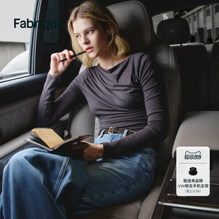 Fabrique ESSENTIAL轻行衣橱空气弹力针织T恤上衣2026年早秋新品