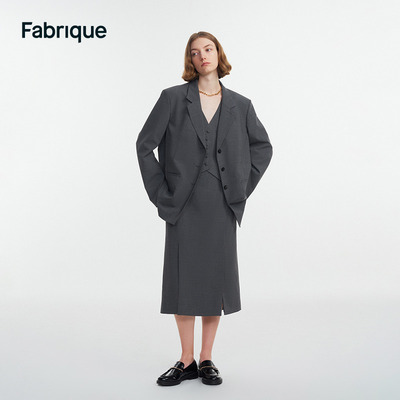 羊毛混纺西装FABRIQUE