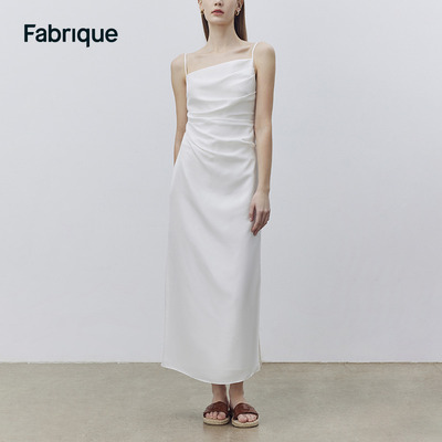 Fabrique真丝吊带连衣裙