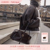 反绒腋下包女 油蜡红 Fabrique波士顿长款 送女友礼物 朱珠同款