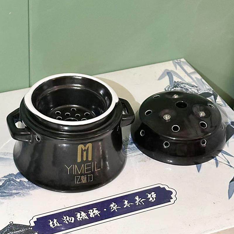 亿魅力脐疗罐上清脐养草本套