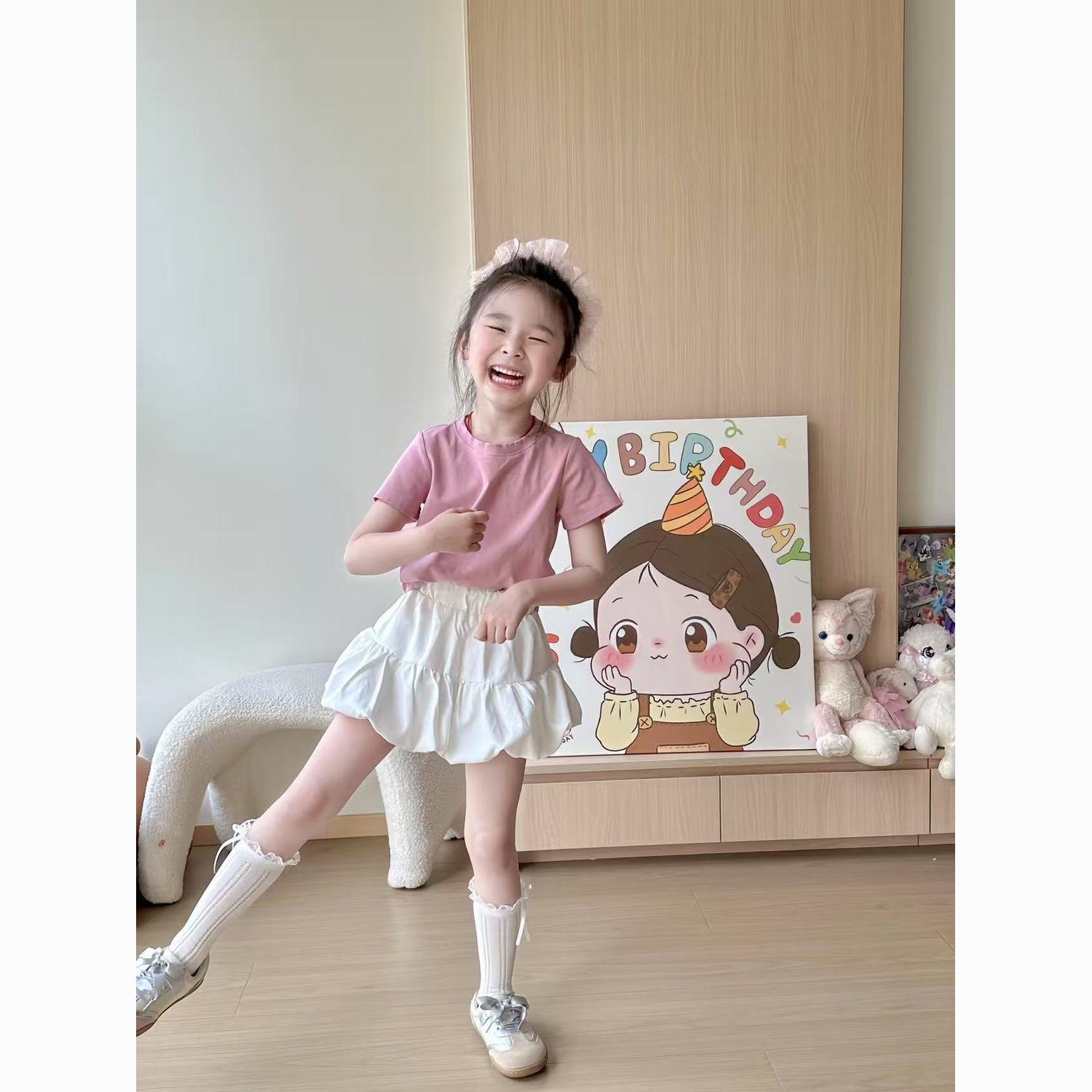 女童夏装套装2025新款儿