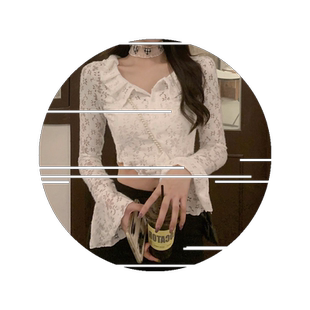 长袖薄款防晒百搭蕾丝夏装短款开衫外套夏季上衣白色披肩镂空气质