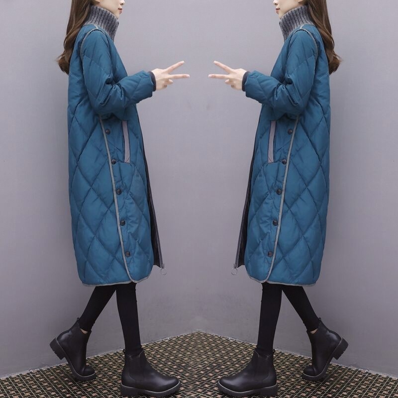 羽绒棉服女2026秋冬新款中长款韩版大码宽松加厚棉衣过膝棉袄外套,女装/女士精品,棉衣/棉服,淘宝优惠券,粉丝福利购,淘宝优惠卷