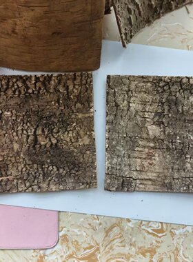 天然风干白桦树皮手工艺品DIY材料绘画装饰管道装修拍摄道具贴墙