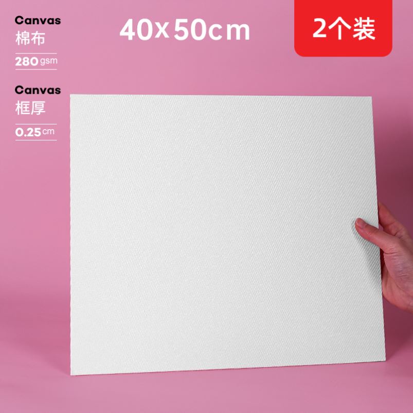 Stretched Canvas Board Painting Canvas for Oil Acrylic Paint 文具电教/文化用品/商务用品 油画颜料 原图主图