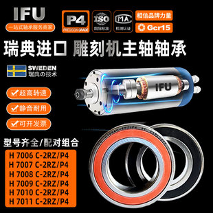 7010 IFU进口雕刻机主轴轴承H7006 7009 7008 7011C高速配对 7007