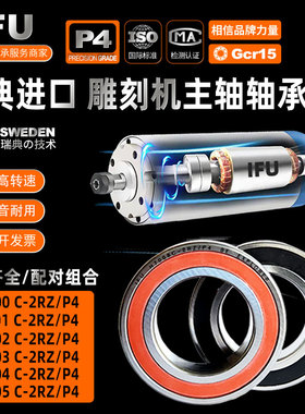 进口雕刻机电主轴轴承H7000配对7001 7002 7003 7004 7005C-2RZP4