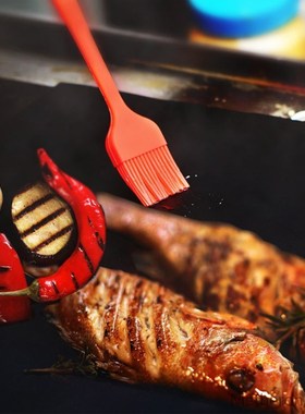 2pc Baking Paper Mat BBQ Cooking Mat Paper Reusable Nonstick