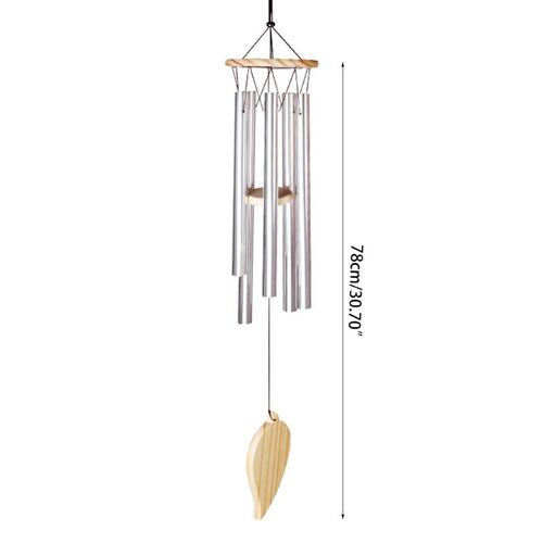 Outdoor Wind Chimes Yard Garden 5 Tubes Bells Unique Hanging