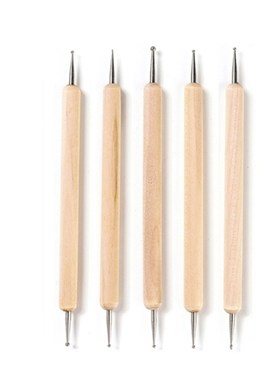 53Pcs Clay Sculpture Pottery Tool DIY Carving Point Drill Pe