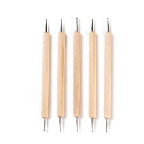 53Pcs Clay Sculpture Pottery Tool DIY Carving Point Drill Pe