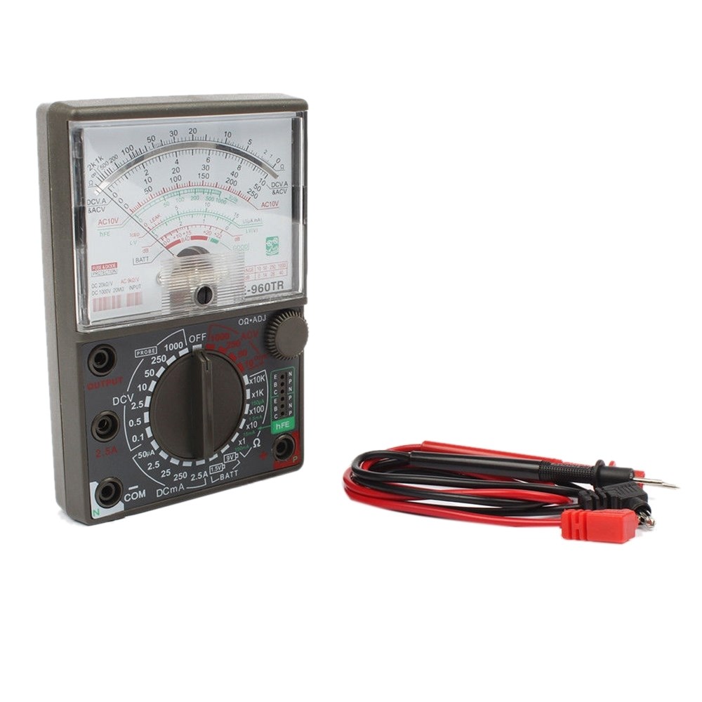 Analog multimeter de-960tr AC DC Volt Ohm current Testing El