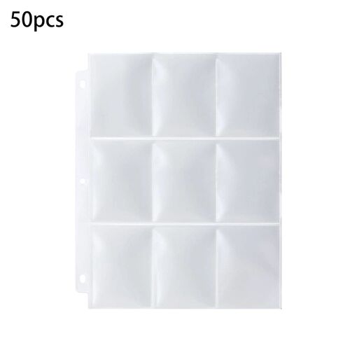 10/20/50pcs Trading Gaming Card Sleeves Storage Wallets Albu
