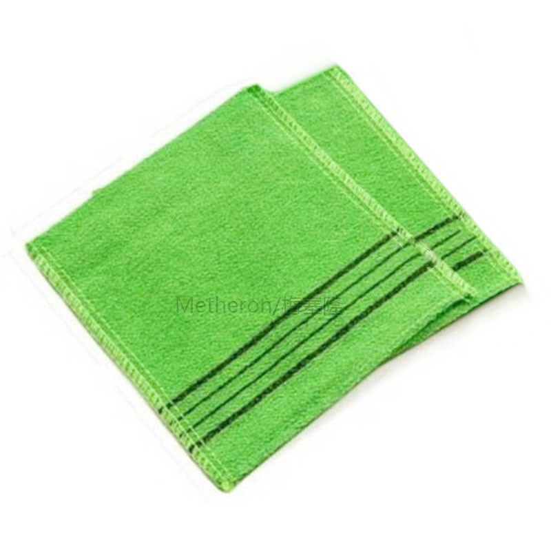 2pcs Korean Italy Asian Exfoliating Bath Washcloth Body Scru