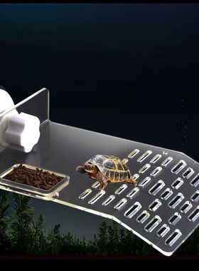 Plastic Turtle Pier Dock Basking Platform Shelf Decoration C