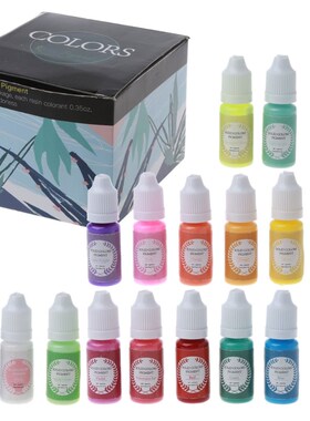 87HA 18 Colors Epoxy Pigment Opaque Liquid Resin Colorant Ea