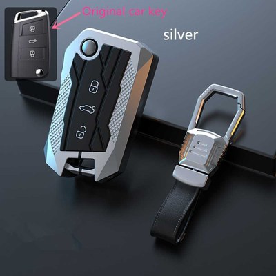 Car Remote Flip Key Fob Shell Cover Case Galvanized Alloy fo