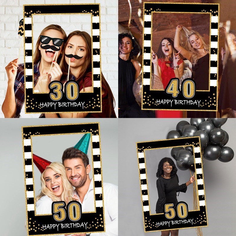 Happy Birthday Decoration Balloons 30 40 50 60 Birthday Par