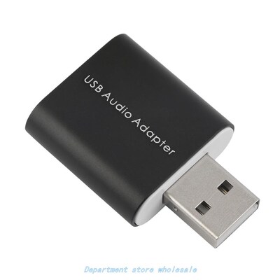 New External USB 2.0 7.1 CH Virtual Audio Sound Card Adapter