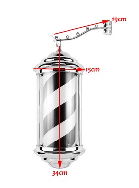 LED Downlights Barber Pole Led Light Hair Salon Light Rotati