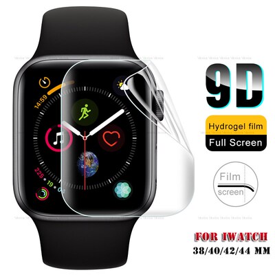 9D Curved Tempered Glass On  iWatch 1 2 3 4 5 Screen Protect