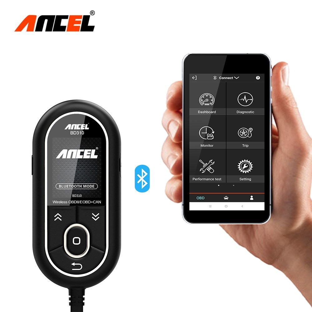 ANCEL BD310 OBD2 Scanner Bluetooth 3in1 On-Board Computer fo