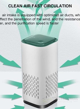 Air Purifier For Home Car Air Ionizer UV Purificateur Air Cl