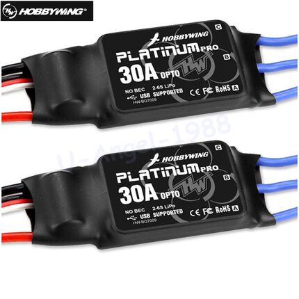 HOBBYWING Platinum 30A Pro 2 6S Electric Speed Controller (