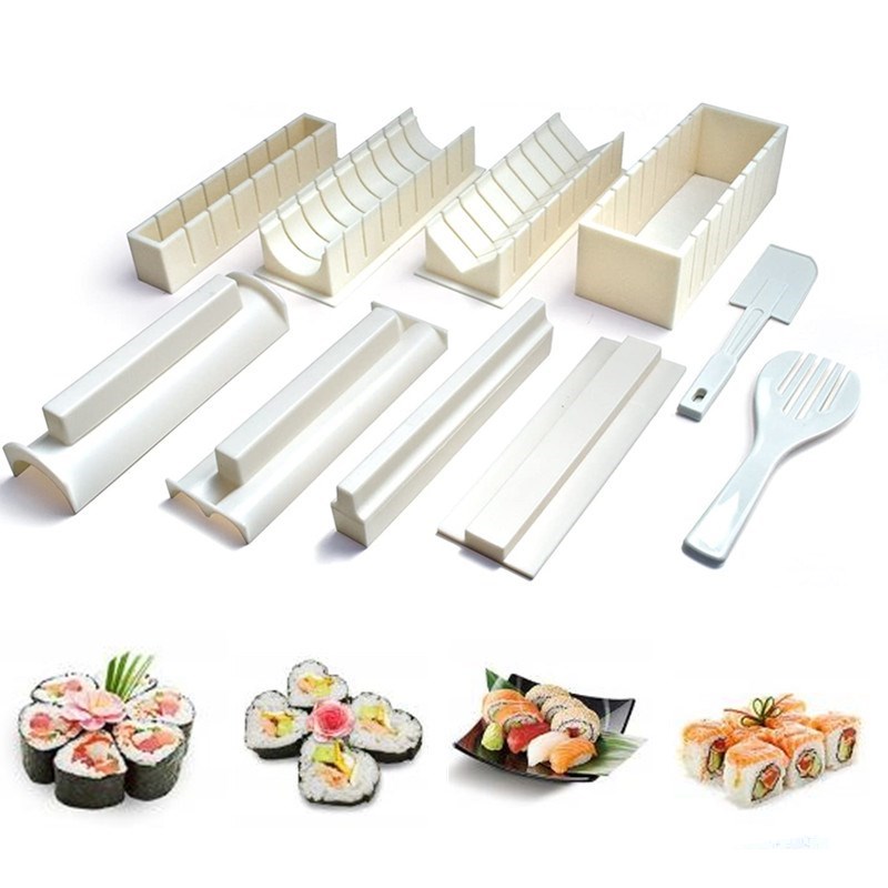 DIY Sushi Maker Sushi Making Kit Roller Rice Mold Easy Sushi