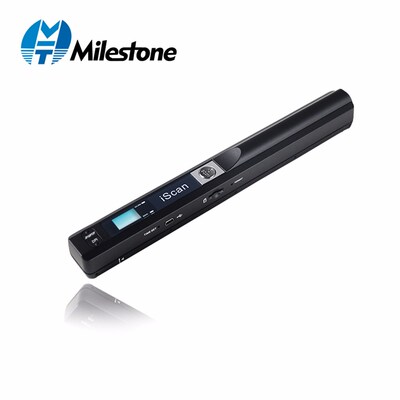 Milestone Portable Scanner wireless USB document A4 paper bo