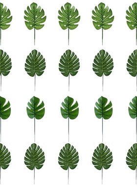 20Pcs/Set Lifelike Artificial Leaves Decorative Realistic Fa