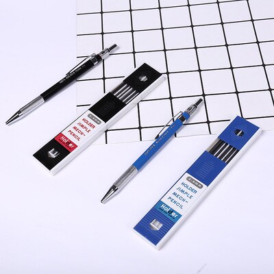 New 2MM 2B Lead Holder Automatic Mechanical Drafting W/Sharp