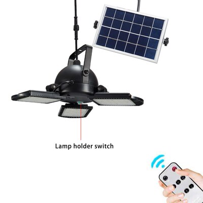 Solar Sensor Lamp Street Lights LED Wall Powered 3 Head Rech